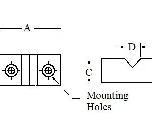 V-Block dimensions